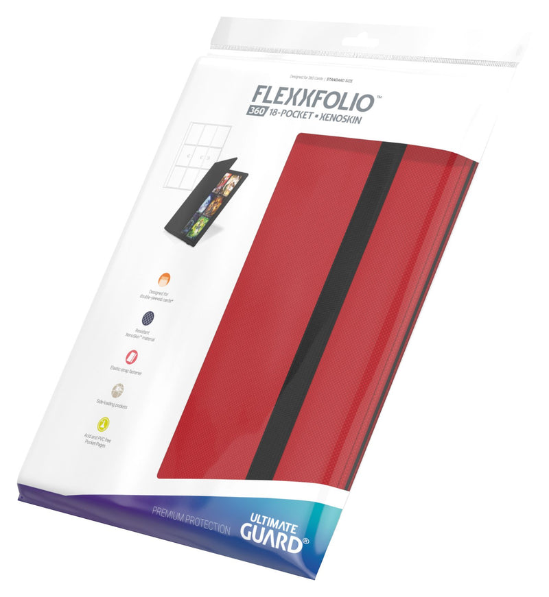 FlexxFolio 360 Xenoskin : 18 poches rouge