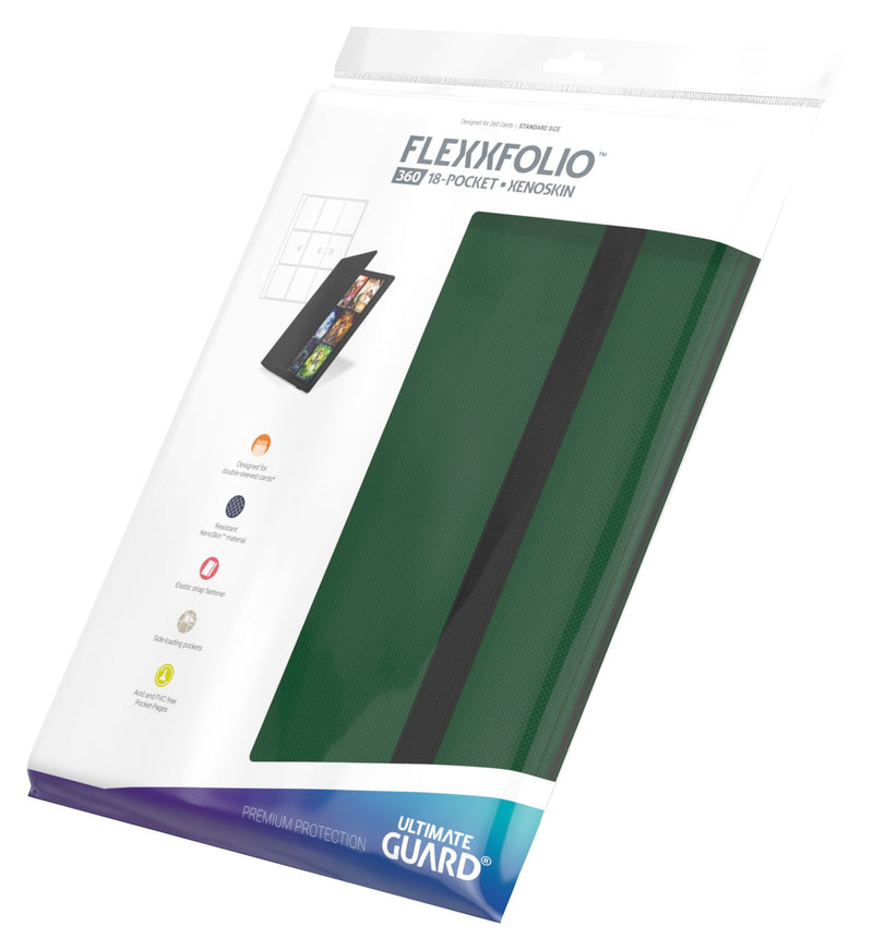 FlexxFolio 360 Xenoskin : 18 pochettes vertes