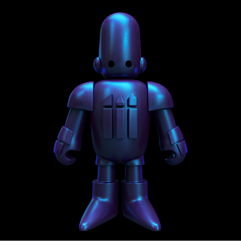 Colorshift Metal - Peinture acrylique caméléon : Bleu cobalt