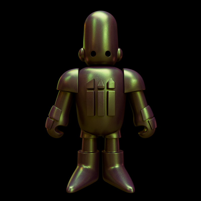 Colorshift Metal - Chameleon Acrylic Paint: Martian Green