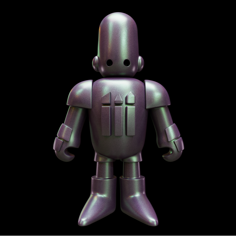 Colorshift Metal - Chameleon Acrylic Paint: Pinky Blue