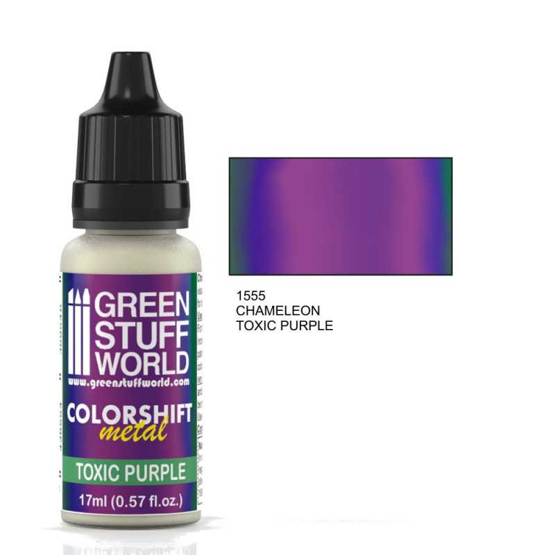 Colorshift Metal - Chameleon Acrylic Paint: Toxic Purple