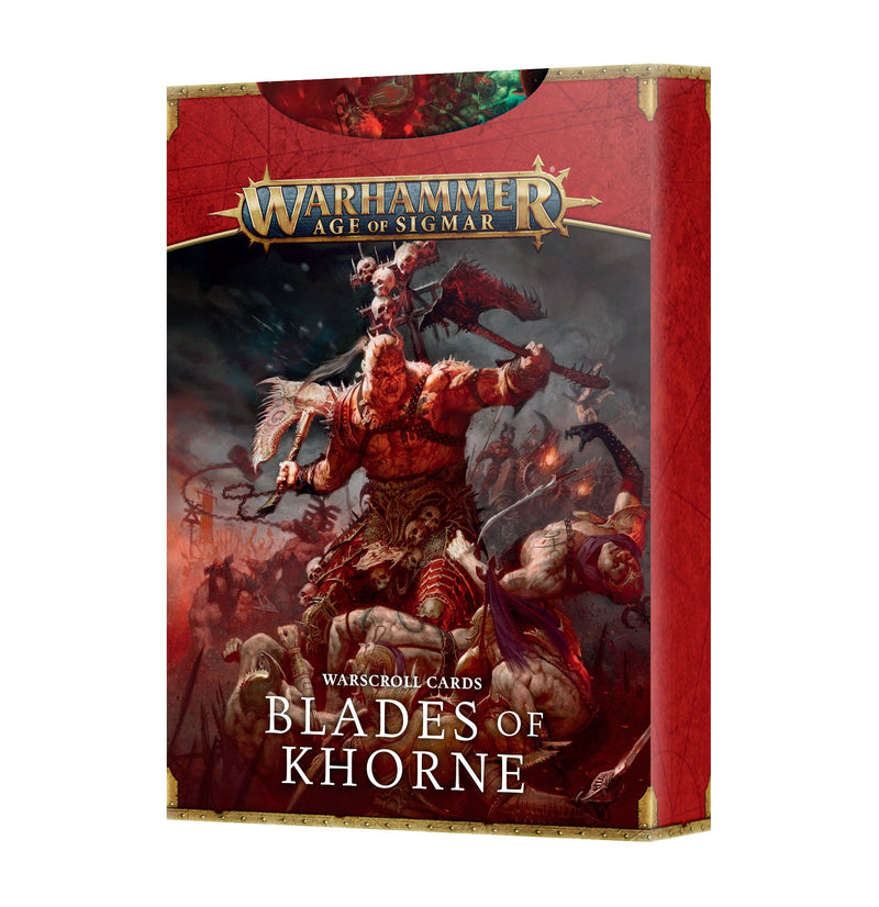 Warscroll Cards: Blades Of Khorne (Français)