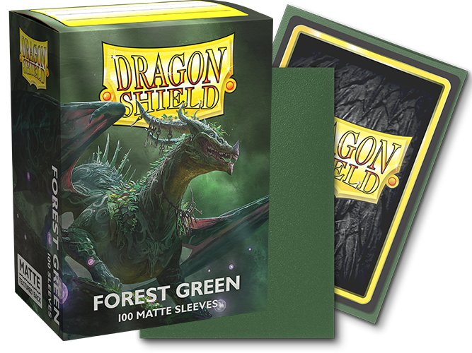 Dragon Shield Matte Forest Green 100CT