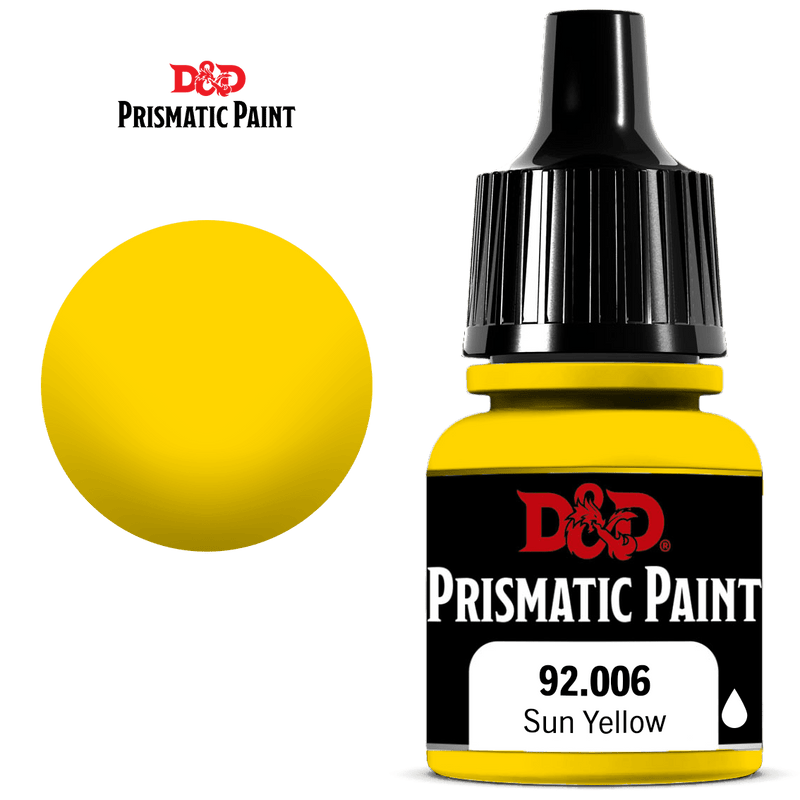 Peinture prismatique D&amp;D : jaune soleil