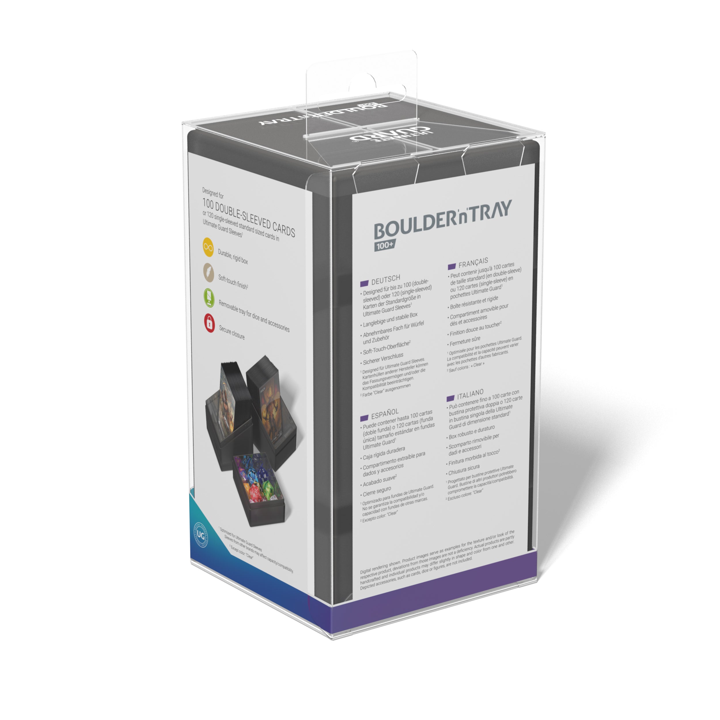 Deck Case Boulder'N'Tray 100+ Onyx