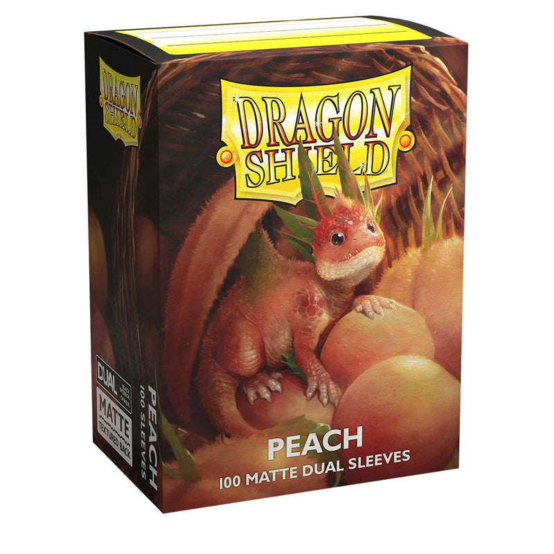 Dragon Shield Dual Matte Peach 100CT