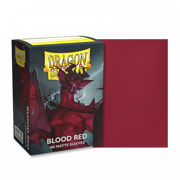 Dragon Shield Matte Blood Red 100CT