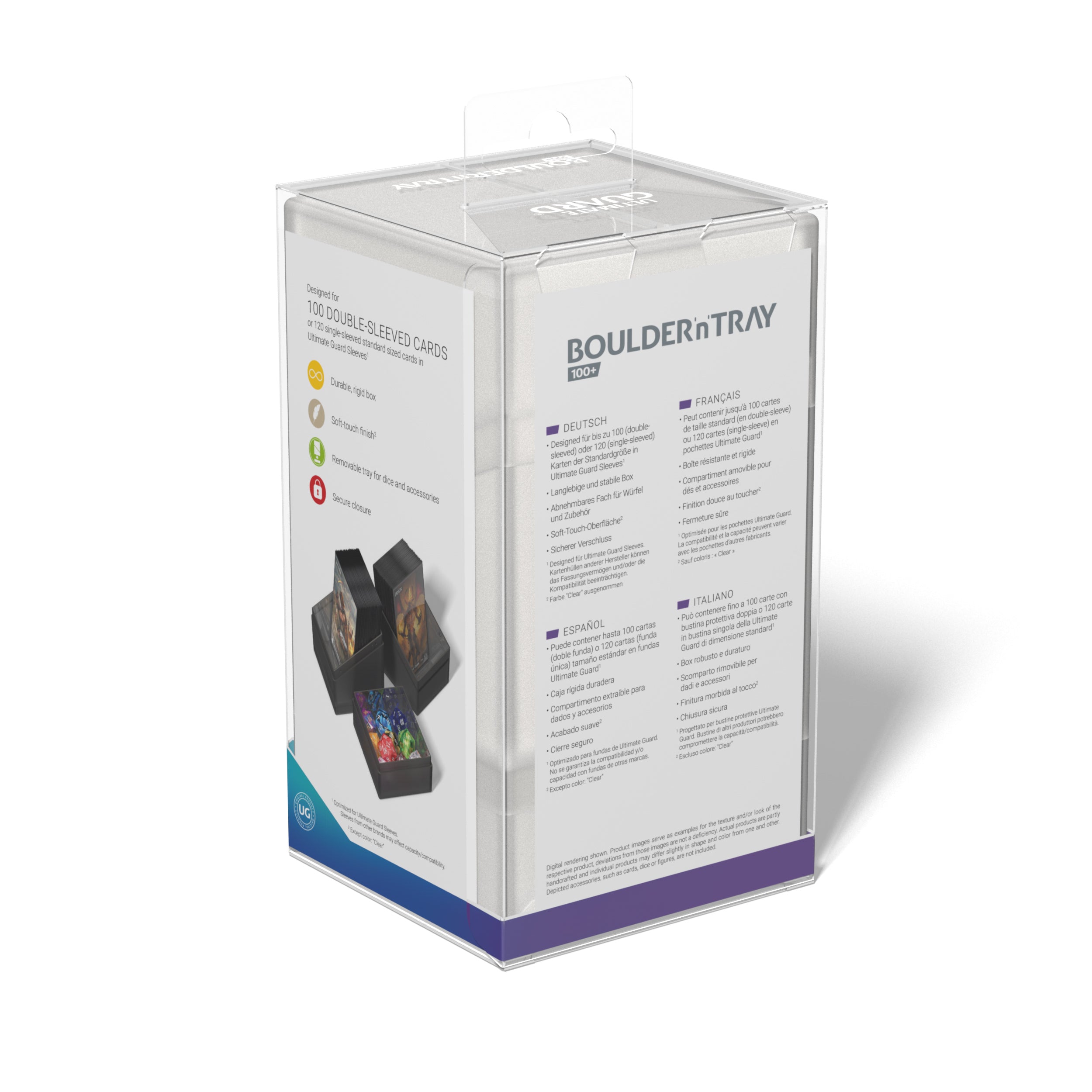 Deck Case Boulder'N'Tray 100+ Frosted