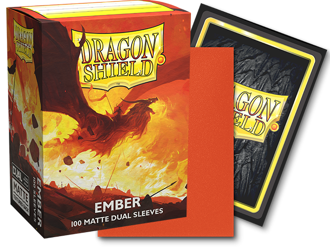 Dragon Shield Dual Matte Ember 100CT