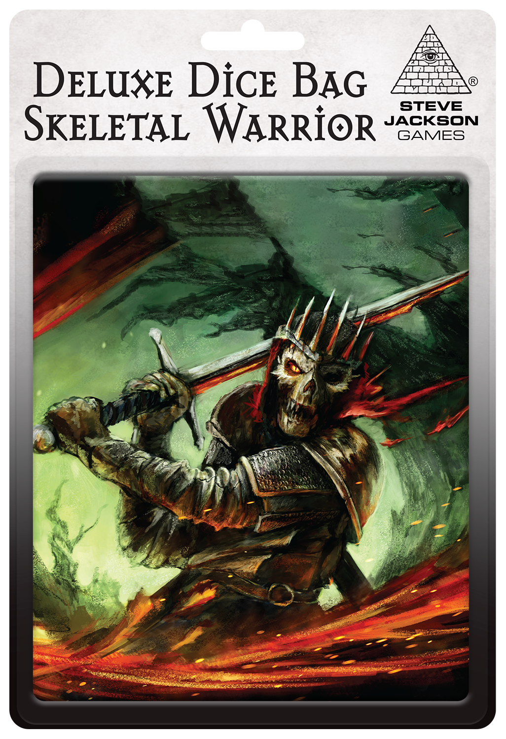 Sac à dés de luxe : Guerrier squelettique