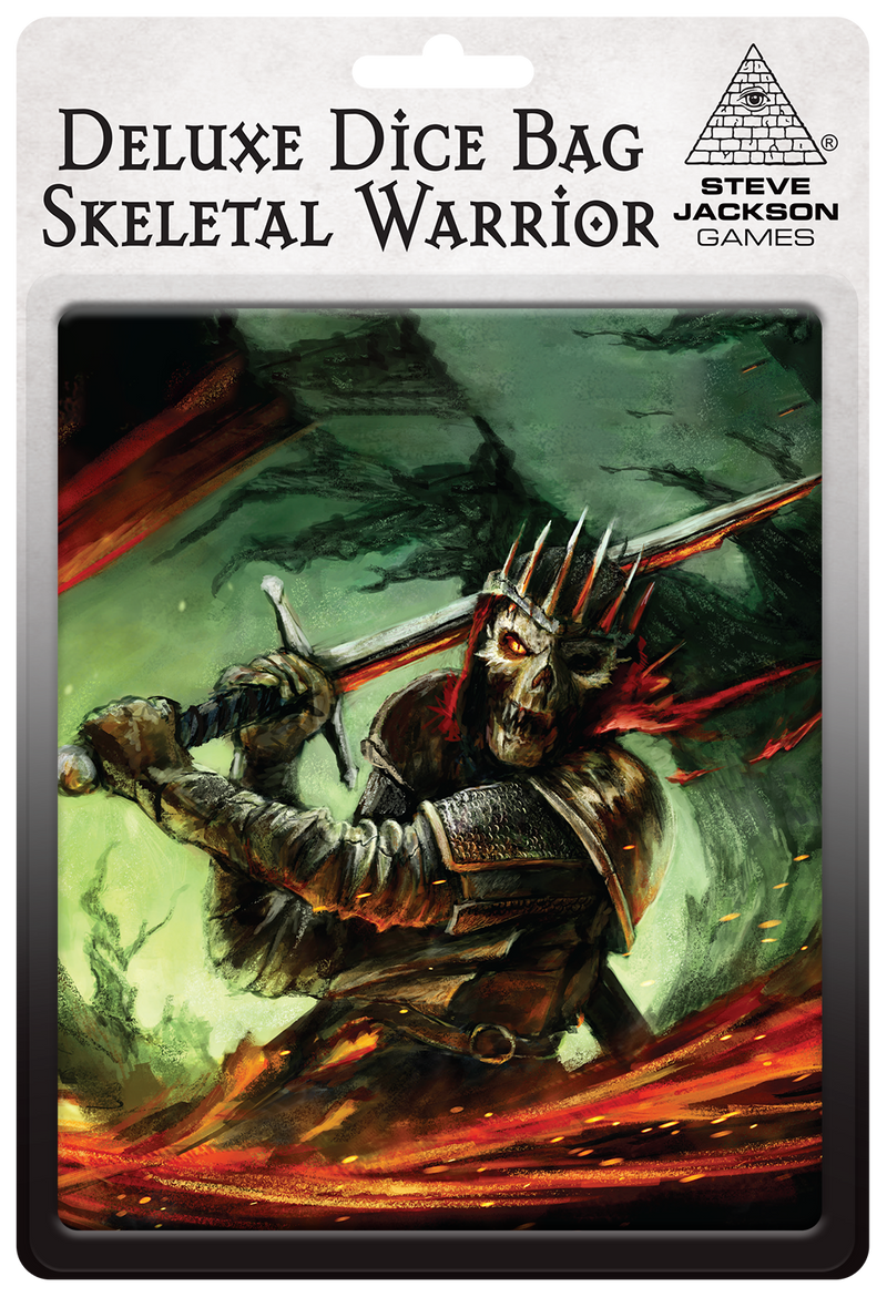 Deluxe Dice Bag Skeletal Warrior
