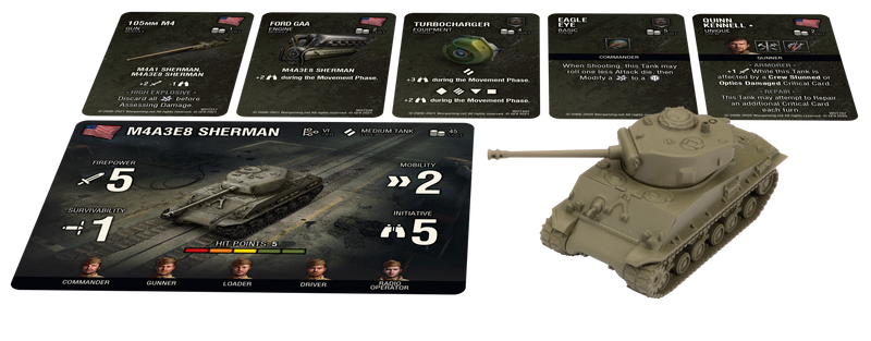 World of Tanks Miniatures Game: American M4A3E8 Sherman