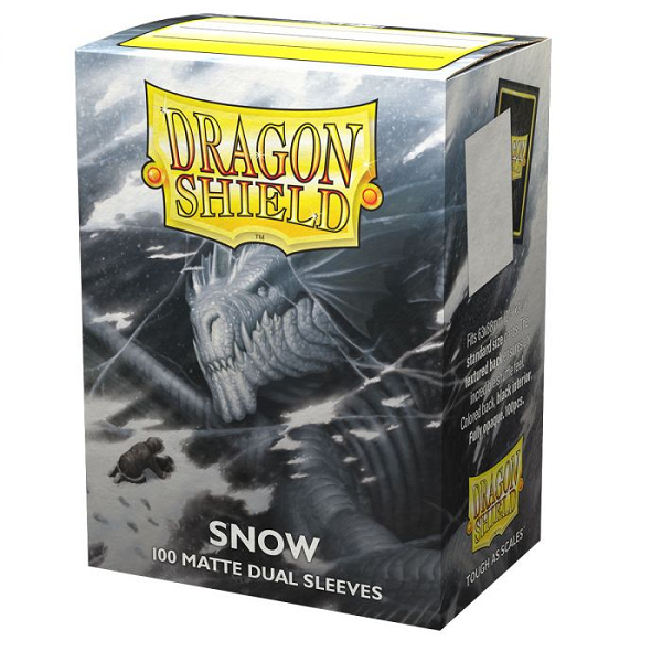 Dragon Shield Dual Matte Snow 100CT