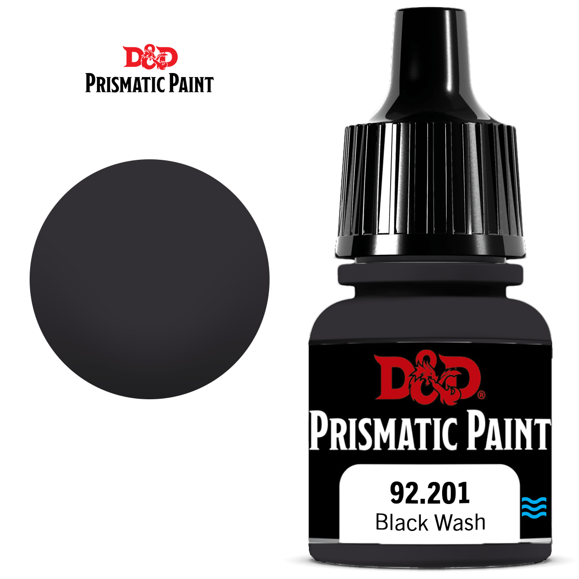 Peinture prismatique D&amp;D : lavage noir