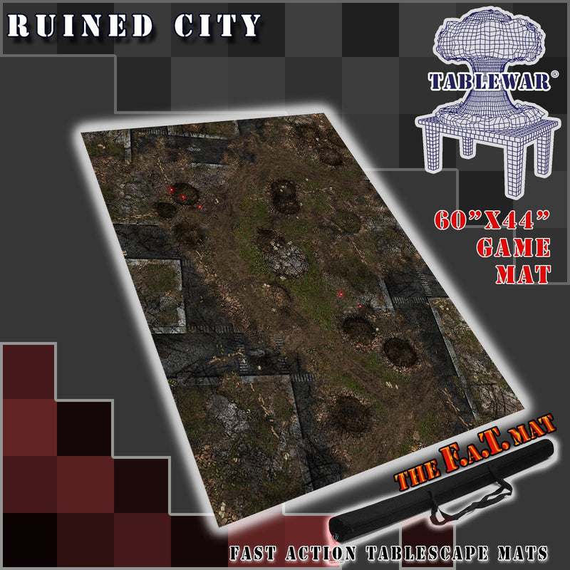FAT Mats : Ruined City 60"X44"