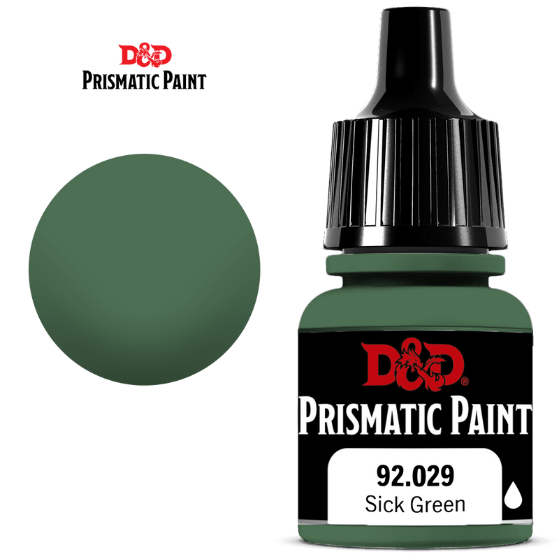 Peinture prismatique D&amp;D : vert malade