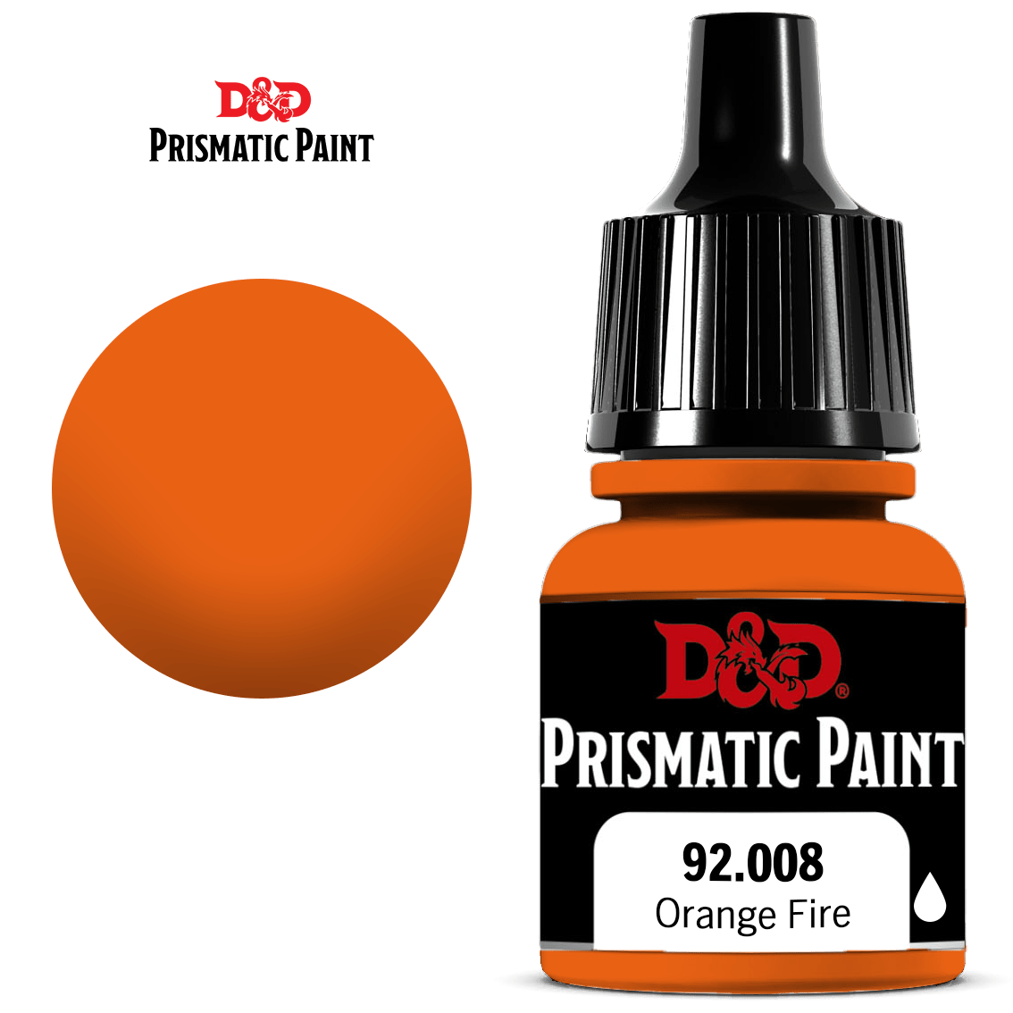 Peinture prismatique D&amp;D : feu orange