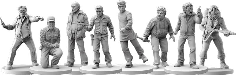 The Thing The Boardgame Human Miniatures Set