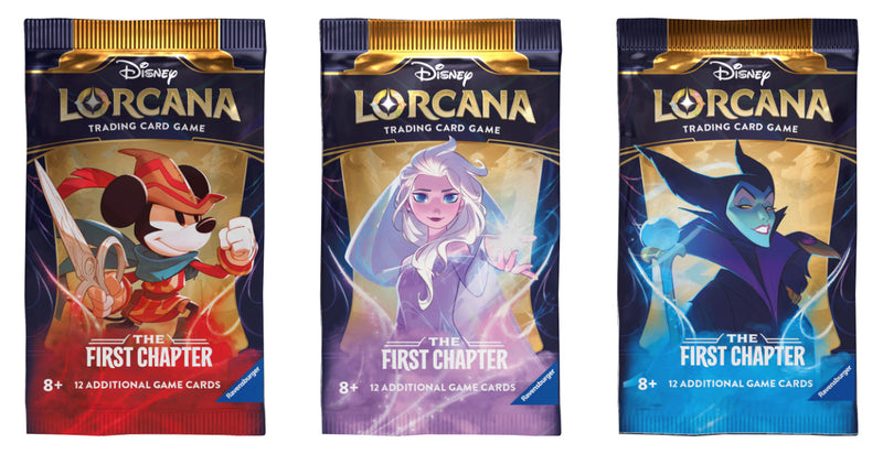 Disney Lorcana : le pack booster du premier chapitre