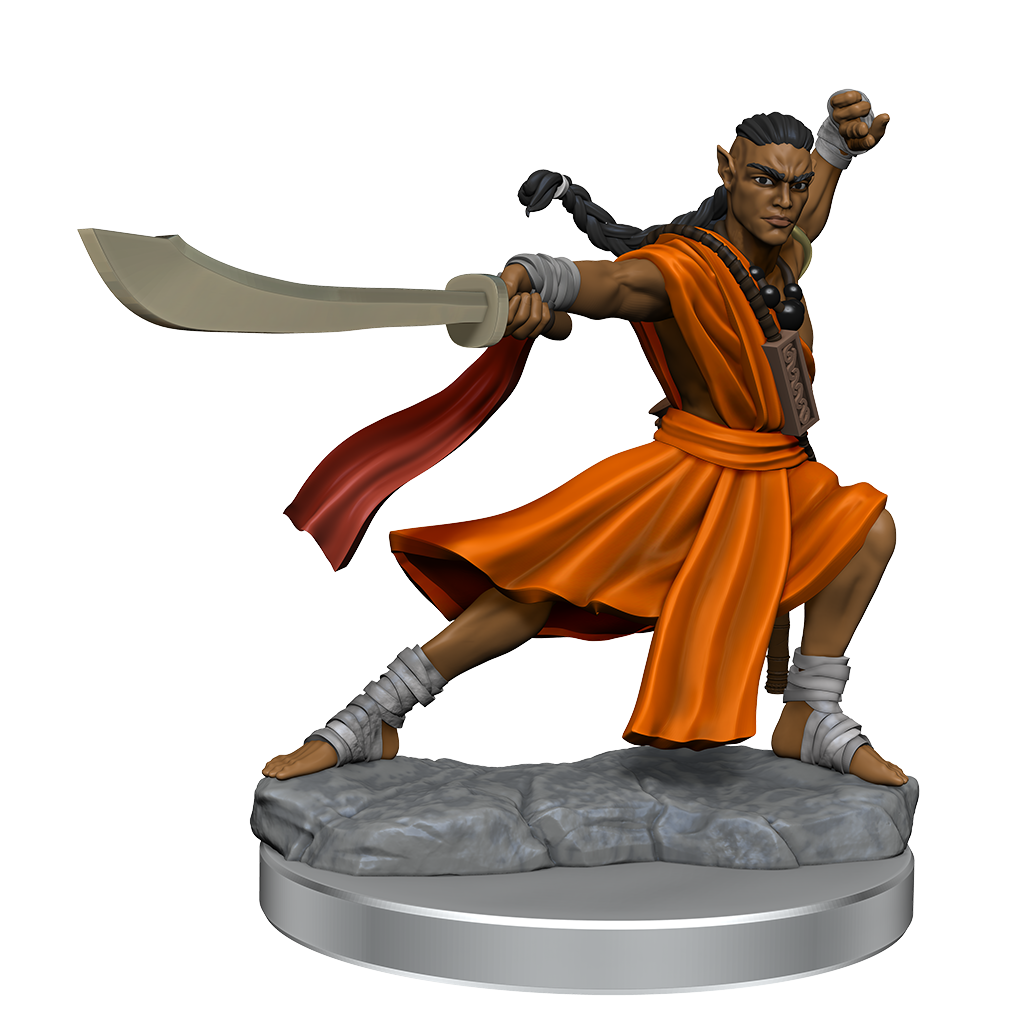 Cadres : Moine elfe mâle