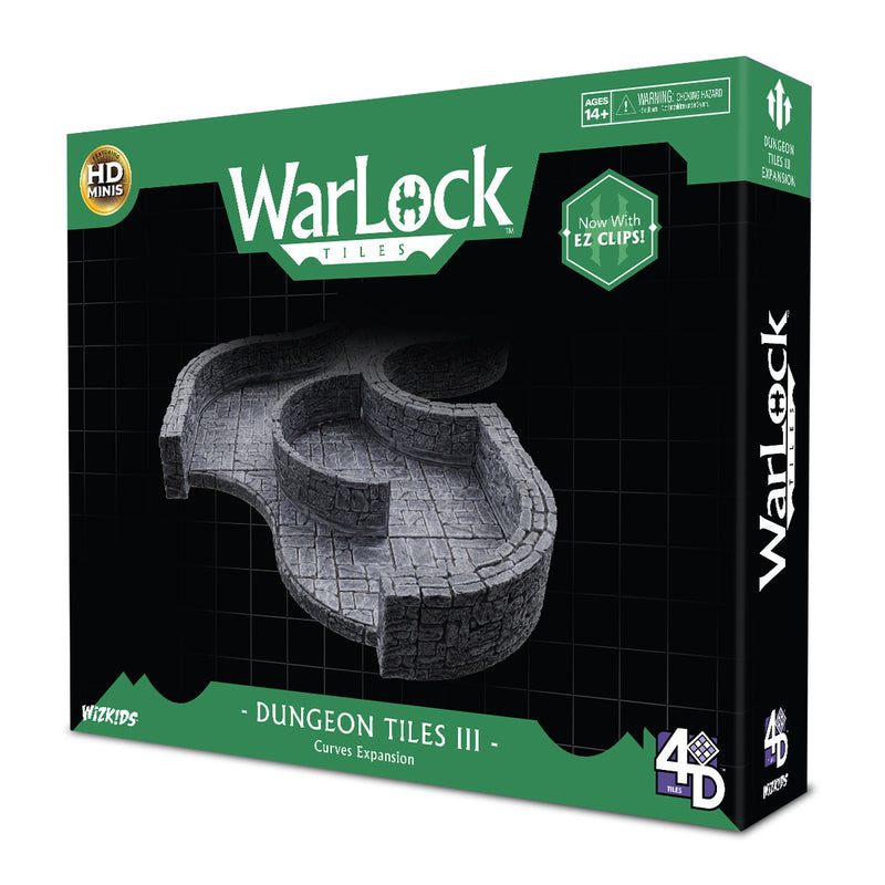 Warlock Tiles: Dungeon Tiles 3 - Curves Expansion