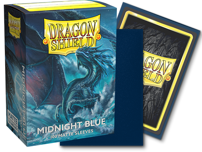 Dragon Shield Matte Midnight Blue 100CT