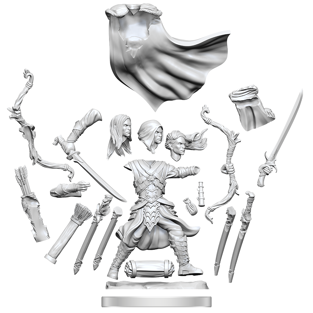 Cadres : Elfe Ranger mâle