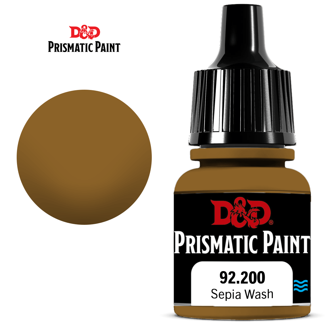 Peinture prismatique D&amp;D : lavage sépia