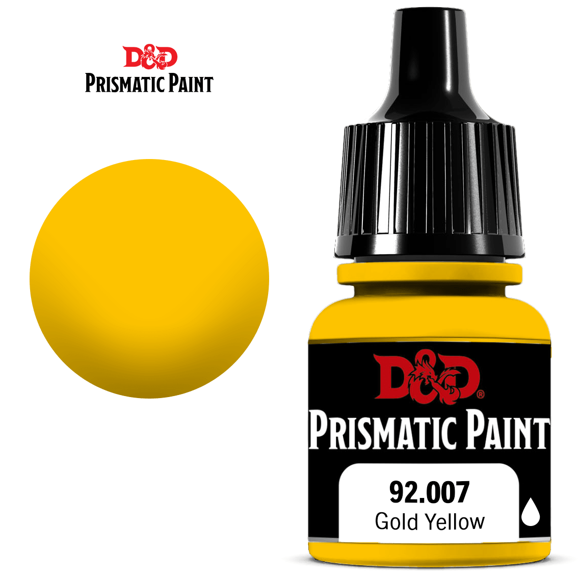 Peinture prismatique D&amp;D : jaune d'or