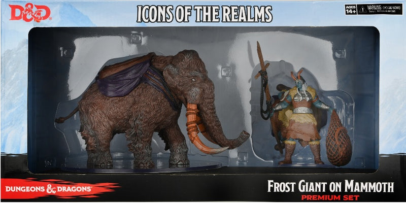 Icons of the Realms: Snowbound - Frost Giant & Mammoth Premium Figures
