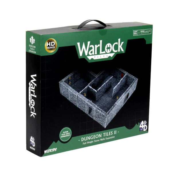 Warlock Tiles: Dungeon Tiles 2 - Full Height Stone Walls Expansion