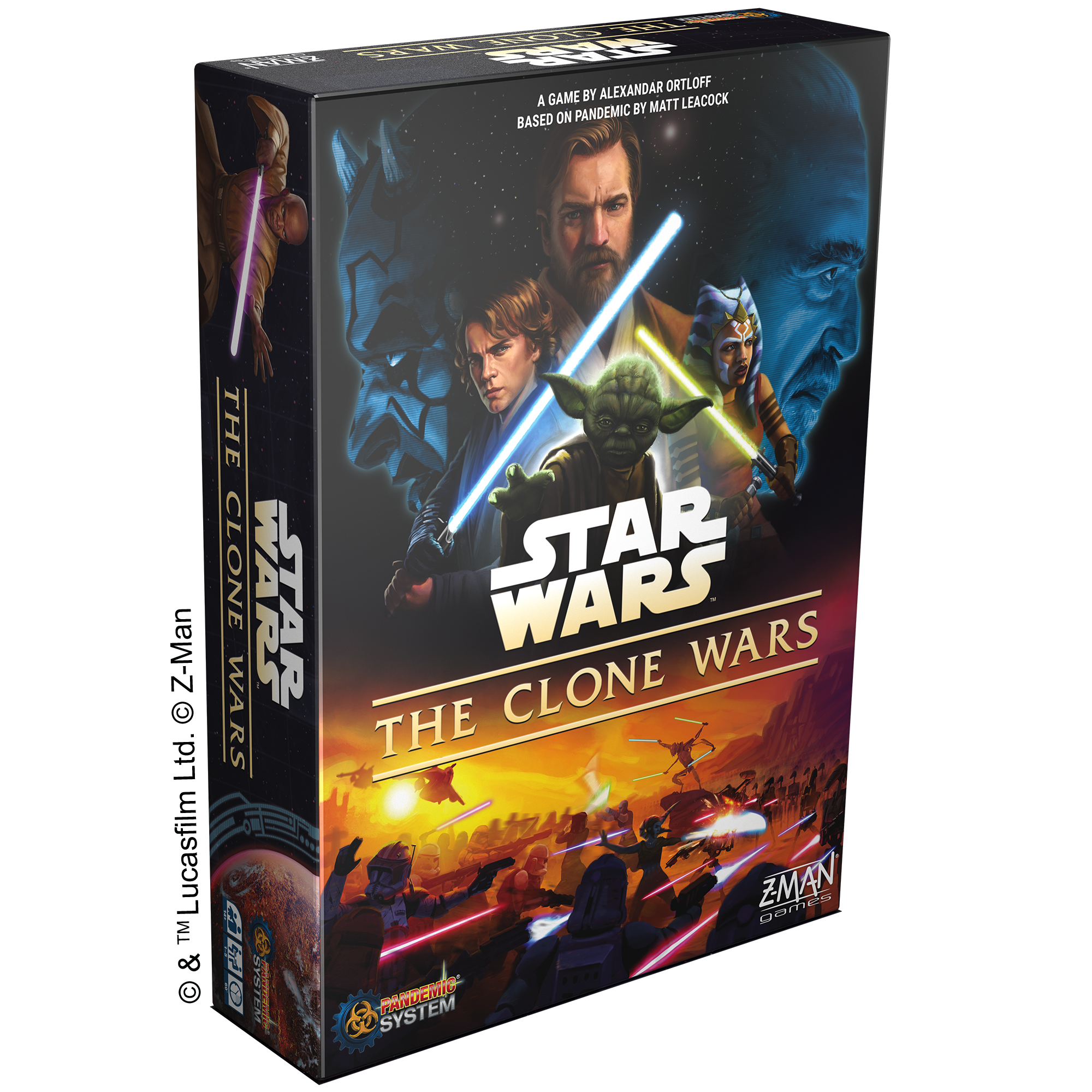 Star Wars : The Clone Wars - A Pandemic System Game (English)(Used)