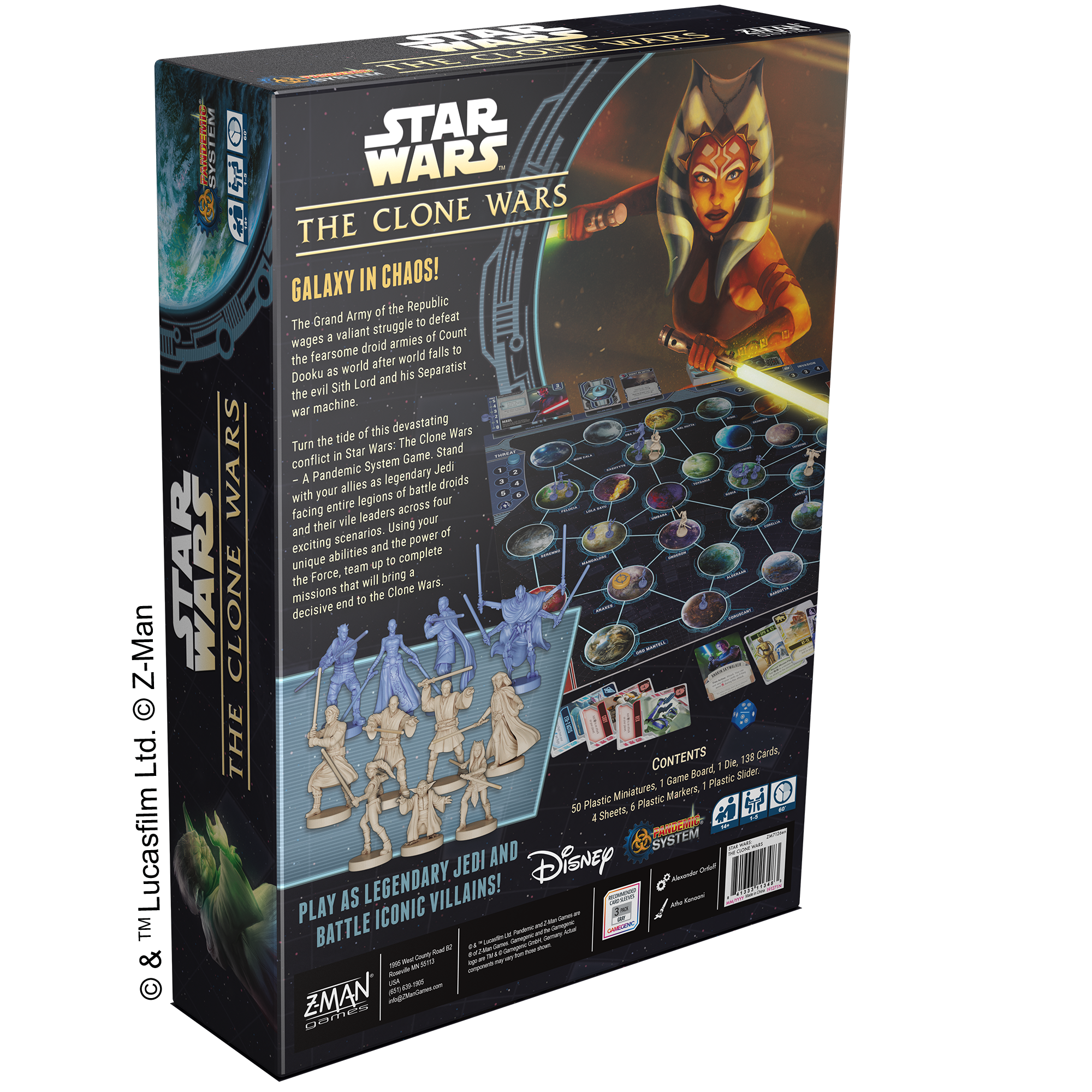 Star Wars : The Clone Wars - A Pandemic System Game (English)(Used)