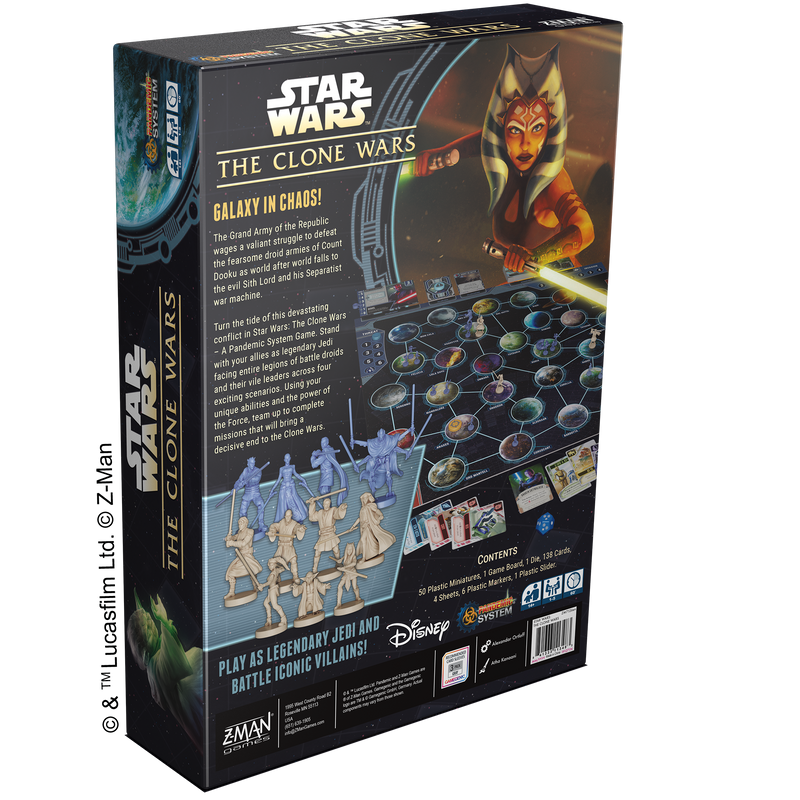 Star Wars : The Clone Wars - Un jeu de système pandémique