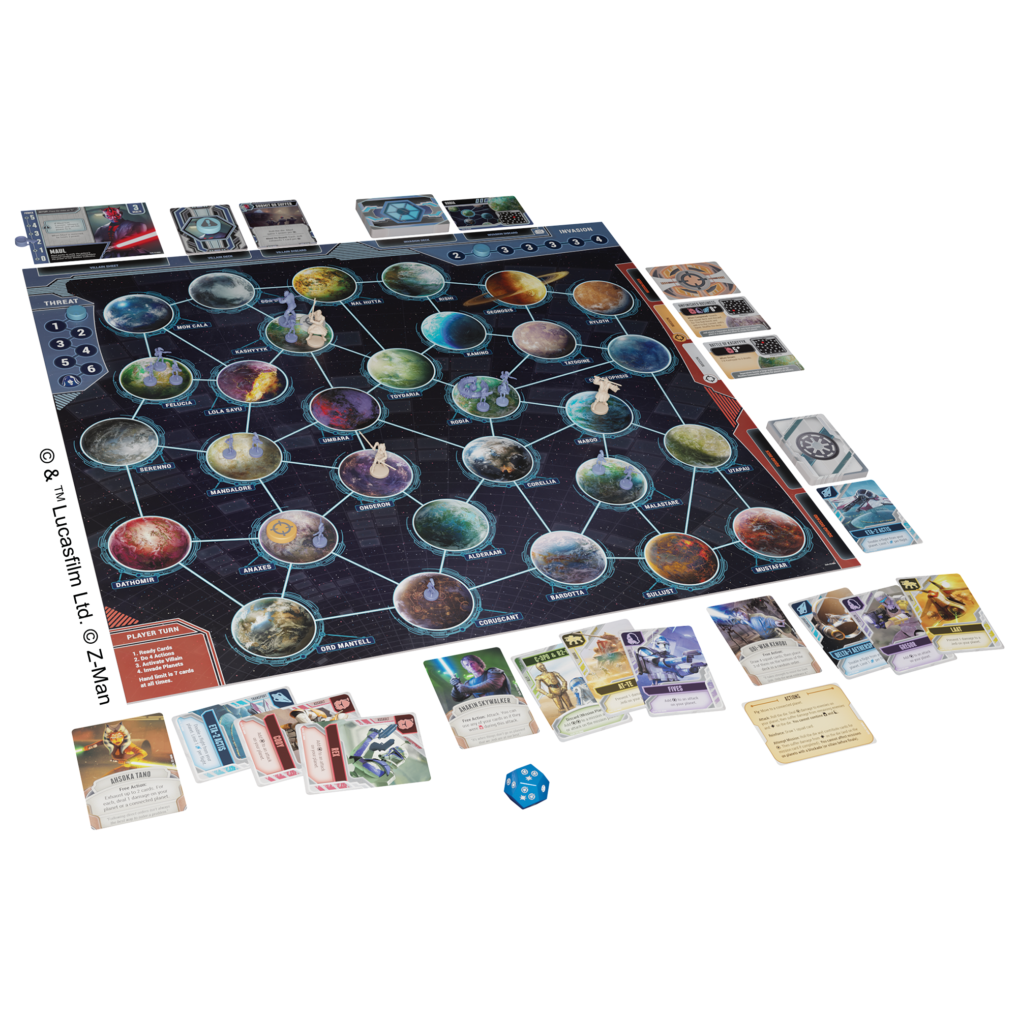 Star Wars : The Clone Wars - Un jeu avec système de pandémie (anglais) (occasion)